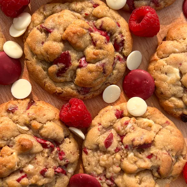 Mini Lemon raspberry Cookies Box of 25